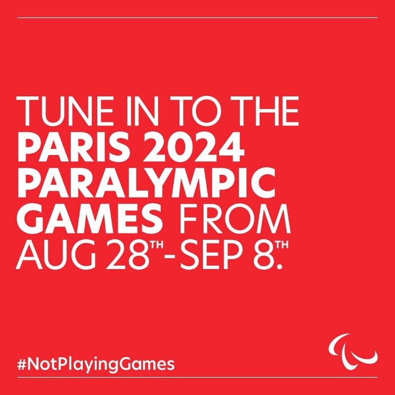Paralympics's tweet photo. Challenging language bias around the #Paralympics 👏