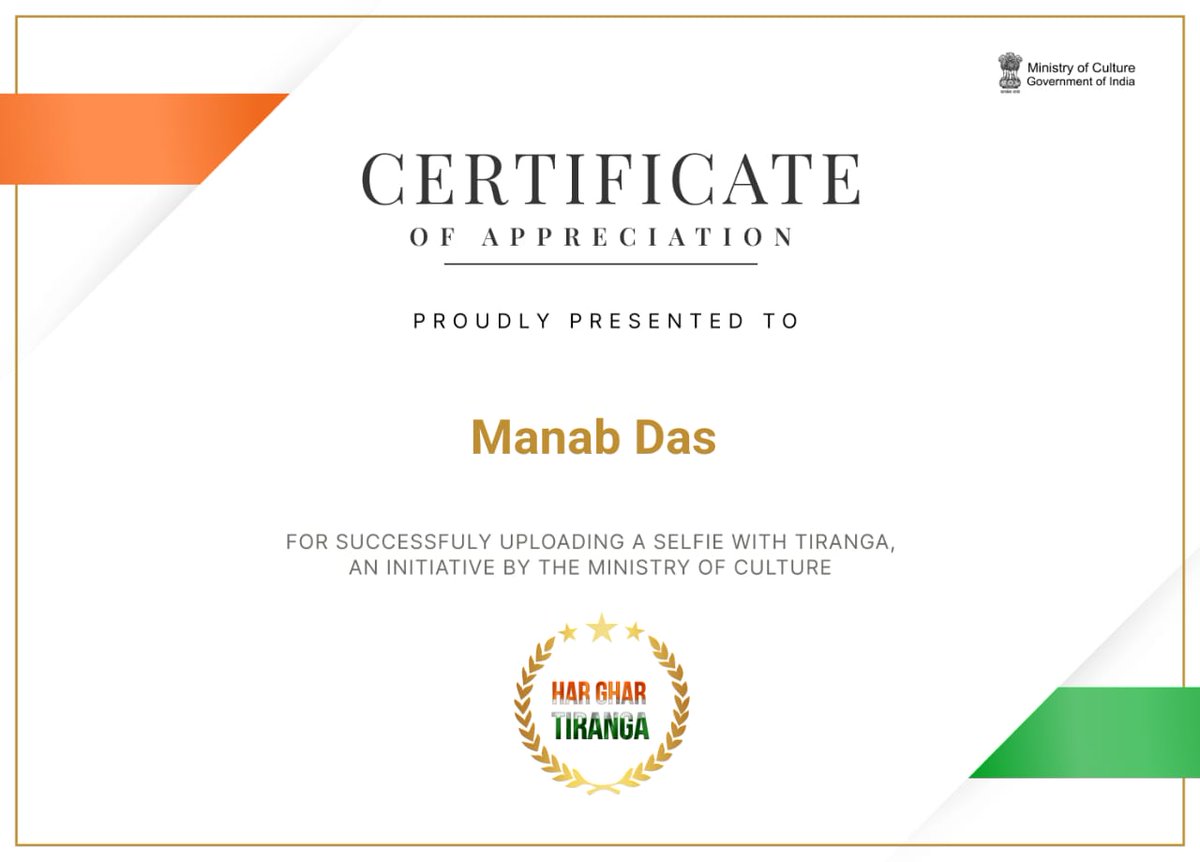 nssbgc_unit's tweet photo. Volunteers of the NSS Unit, #Barasat Govt. College have participated in #HarGharTirangaCampaign (09-15.08.2024) and received the certificates on 14.08.2024.

@rdnss_kolkata 
@_NSSIndia 
@YASMinistry 
#HarGharTiranga2024 https://t.co/ai2d7oD462