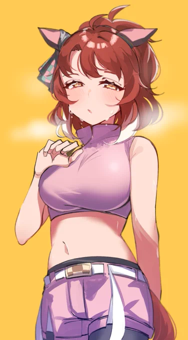 汗だくむわむわダンツフレームちゃんだね#ウマ娘 