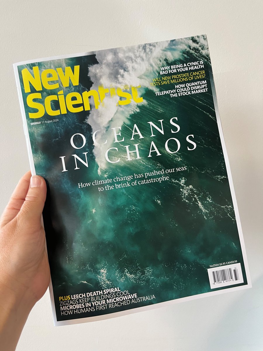 Madeleine Cuff (@madeleinecuff) on Twitter photo A privilege to write this week's cover feature for <a href="/newscientist/">New Scientist</a>
From dying sawfish to shrinking plankton, how 18 months of extreme heat has pushed the world's oceans to crisis point
newscientist.com/article/mg2633… A privilege to write this week's cover feature for <a href="/newscientist/">New Scientist</a>
From dying sawfish to shrinking plankton, how 18 months of extreme heat has pushed the world's oceans to crisis point
newscientist.com/article/mg2633…