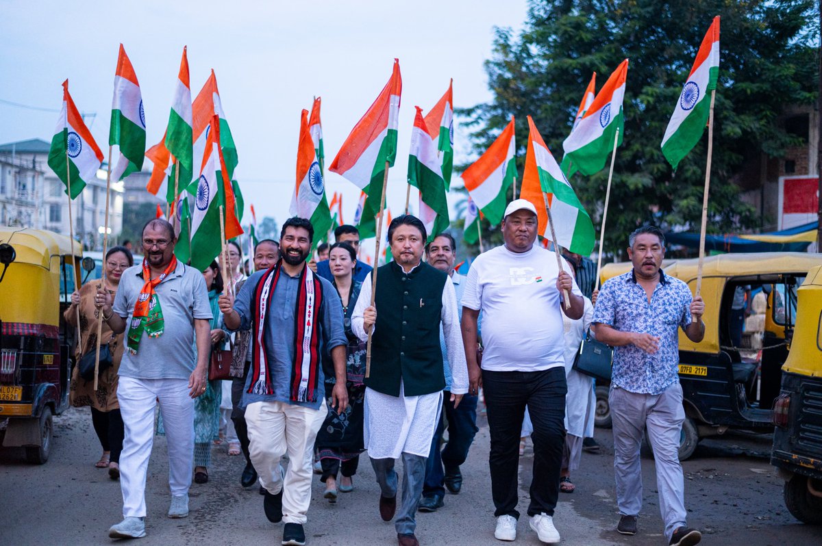 Honoring resilience &amp; sacrifices of our freedom fighters, <a href="/BJP4Nagaland/">BJP Nagaland</a> led by Prez <a href="/YepthomiBen/">Benjamin Yepthomi</a> Nagaland Prabhari <a href="/anilkantony/">Anil K Antony</a> &amp; hon'ble mins <a href="/jacob_zhimomi/">Jacob Zhimomi</a>  ,organized 'Partition Horrors Remembrance Day' &amp; Silent March.