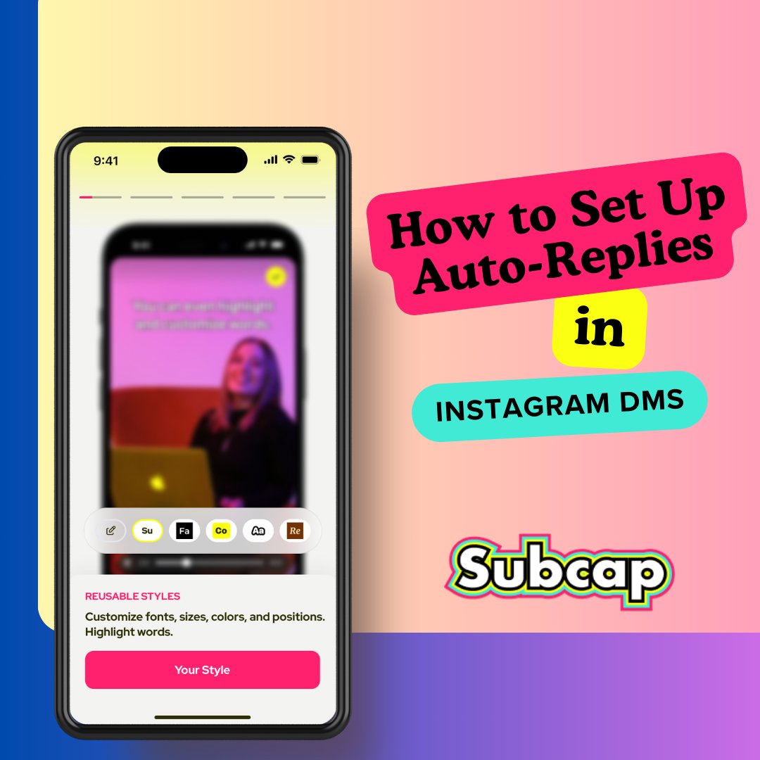 SubcapApp's tweet photo. Our latest blog post reveals the secret to automatically DM anyone who leaves a comment on your Instagram post. 💌 Yes, you read that right – now you can effortlessly slide into their DMs! 😉 We've got you covered with step-by-step instructions.

https://t.co/kS7SjjUJ6w https://t.co/3QgqrwM8BF