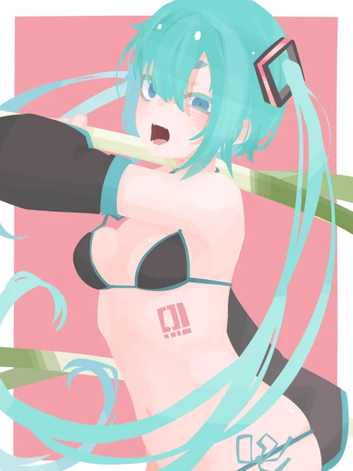 ビキニのミクだね。 