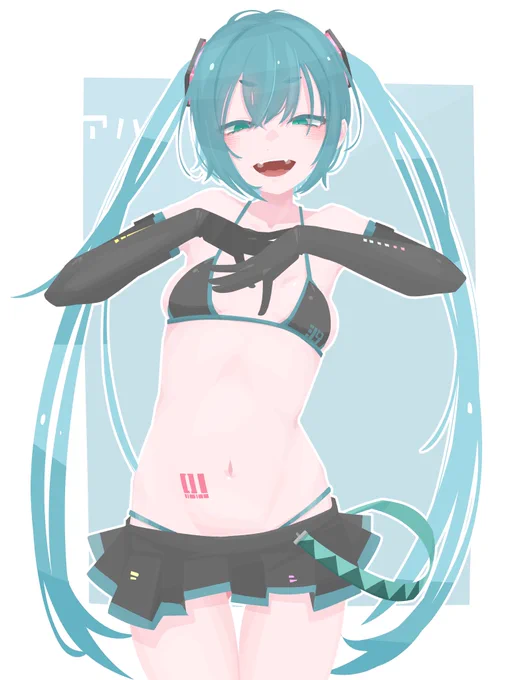 ビキニのミクだね。 