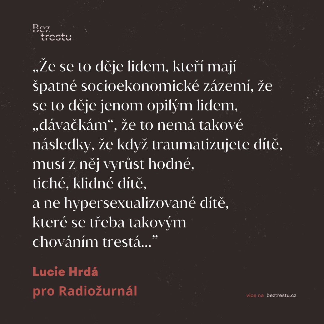 bezmytu's tweet photo. Jaké jsou nejčastější mýty kolem domácího a sexualizovaného násilí? Na to v jednom starším rozhovoru odpovídala naše @JulieMontek na @Radiozurnal1 moderátorce @LucieVyborna. Poslechněte si to celé: https://t.co/Eod192XNIs #beztrestu #vzdelavanisoudcu #myty https://t.co/cPYXzkPkWF
