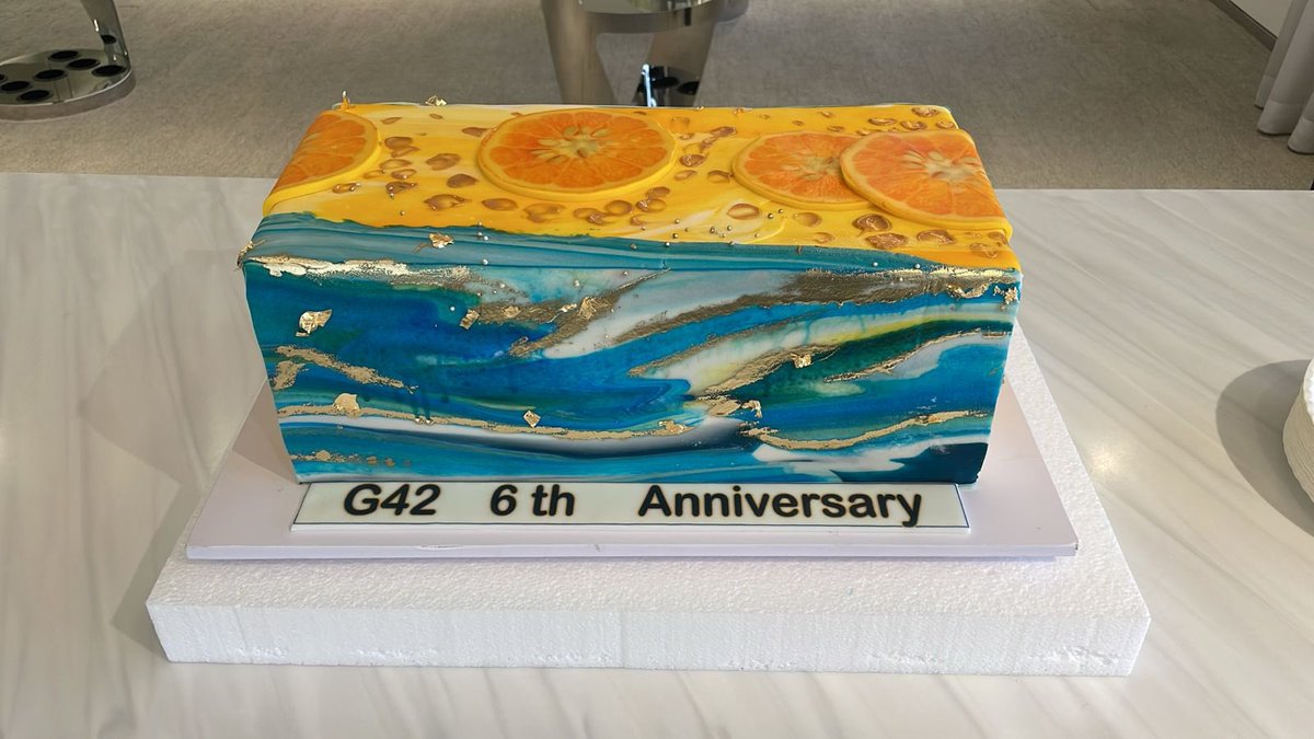 mponto's tweet photo. This week G42 celebrated its 6th year. AI has come along way since those early days, and based on Peng Xiao’s vision of what’s to come, we are only just getting started! 

#happyanniversary https://t.co/RqmKbuFjbD