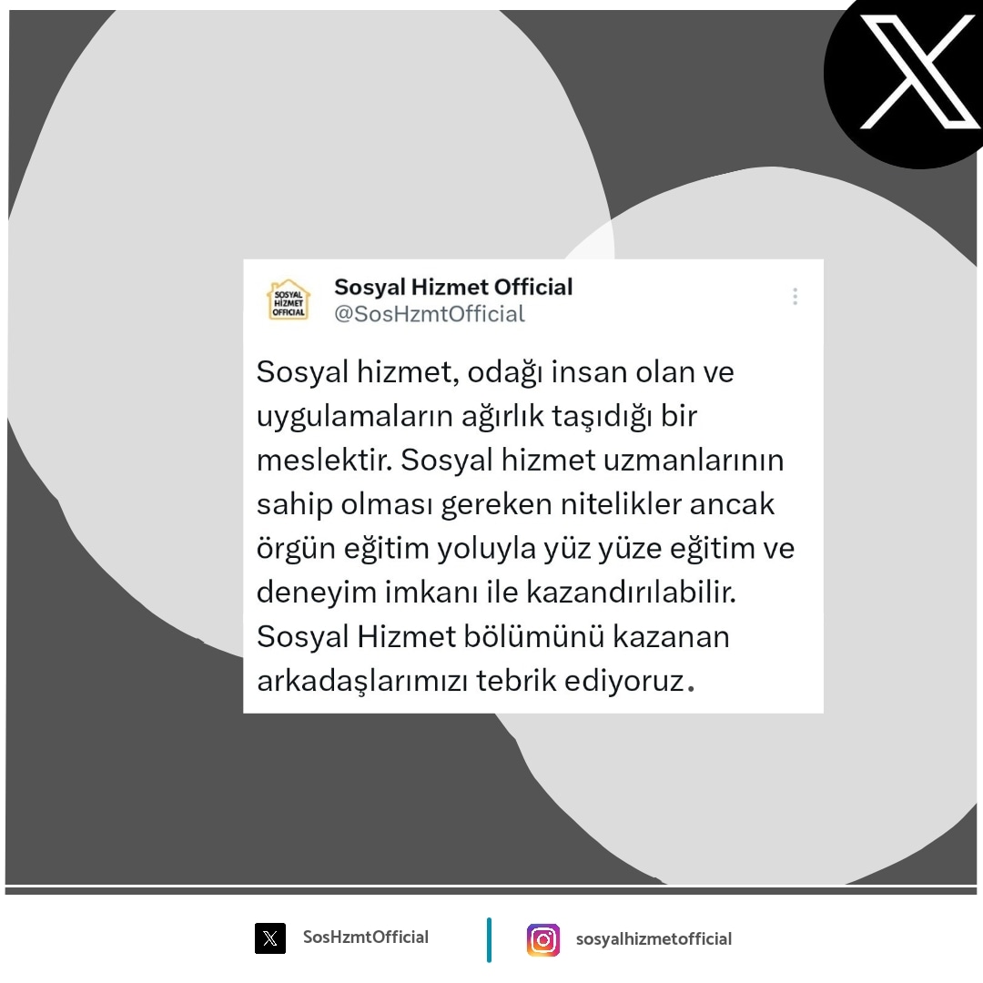 #Sosyalhizmet #Ykssonucları