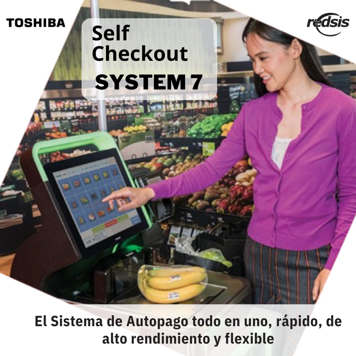 Descubre el futuro de las compras con el Self Checkout System 7 de #Toshiba. ¡Más rápido, más eficiente y más conveniente!  🔍🏪
👉 Contáctanos:  redsis.co/producto/kiosc… 👈

#selfcheckout #autopago #autoservicio #Retail #kioscos #S