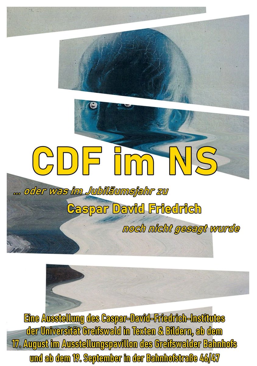 Wir freuen uns sehr, Sie am kommenden Samstag um 15.30 Uhr im Bahnhofspavillon Greifswald zu unserer Ausstellung begrüßen zu dürfen. Die Ausstellung wird dort bis Mitte September und dann ab 19. September im CDFI-Institut in der Bahnhofstrasse 46/47 bis Mitte Oktober zu sehen