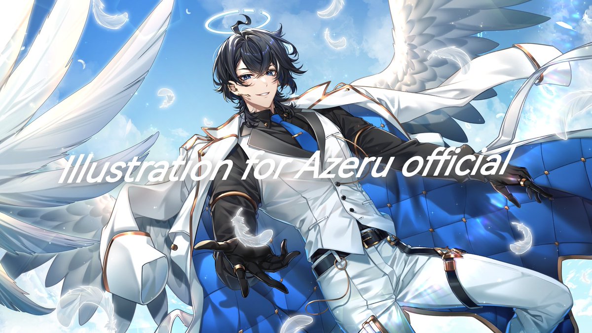 king瞬樱shunon【DEBUT】 (@sunsetlcc) on Twitter photo illustration commission for <a href="/AzeruOfficial/">Azeru Official</a> ~!such a handsome falling angle~!💙☺️ illustration commission for <a href="/AzeruOfficial/">Azeru Official</a> ~!such a handsome falling angle~!💙☺️