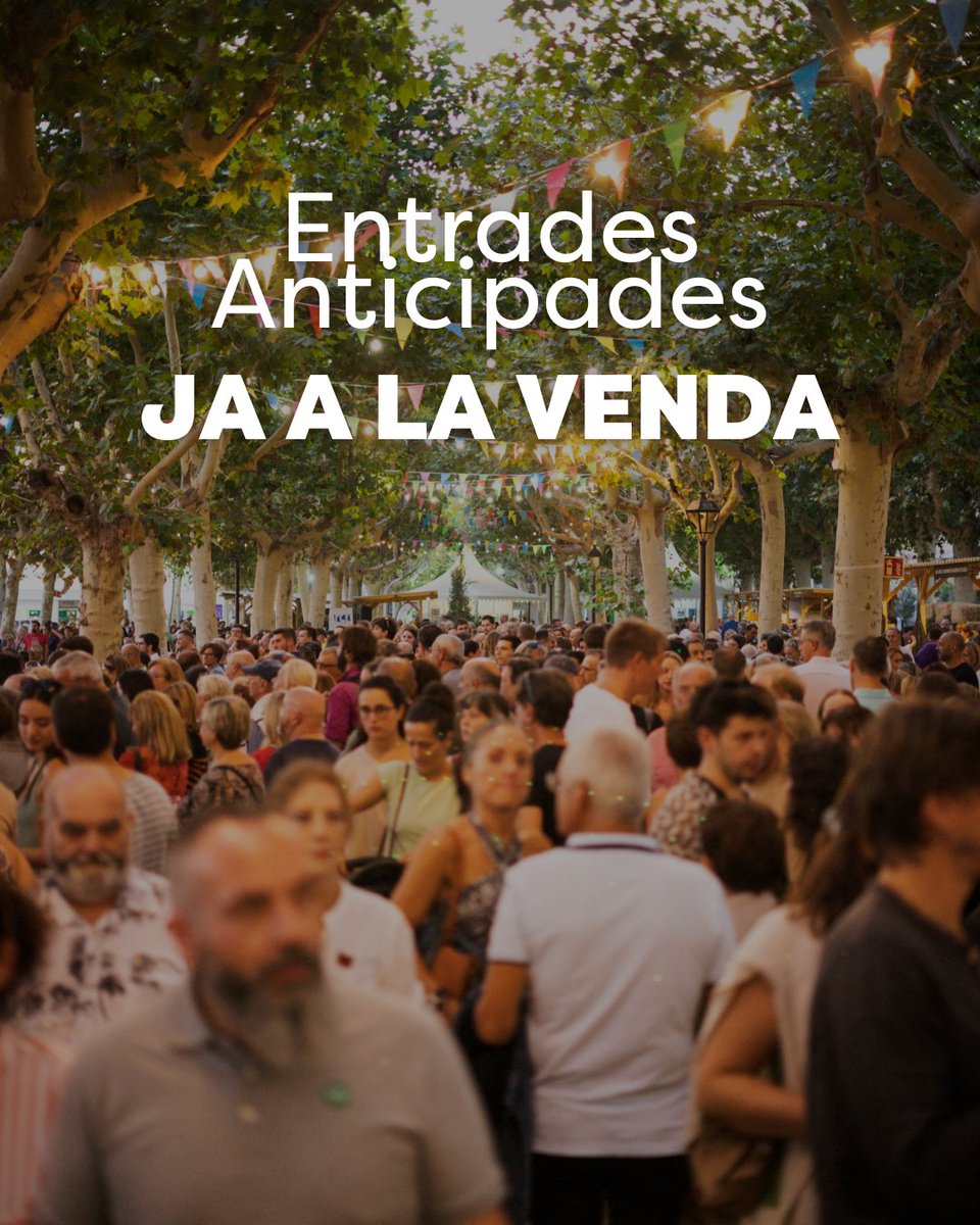 🎟️ Ja pots comprar les teves entrades anticipades per la 43a Fira de Calella a firadecalella.cat 🎟️

Del 1 d’agost al 10 de setembre, aconsegueix la teva entrada per només 1€, només si la compres online o presencialment a l’Ajuntament de Calella.
#firadecalella #calella