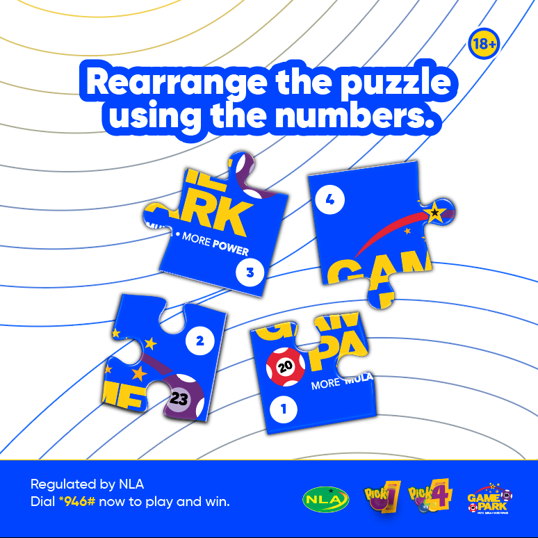 GamePark_GH's tweet photo. Take your mind off the stress, play our puzzle of the day.
This should be easy if you know how GamePark works. Share your answers below!
#GamePark #EasyToPlayEasyToWin #MoreMulaMorePower https://t.co/Oo52x6o6aG