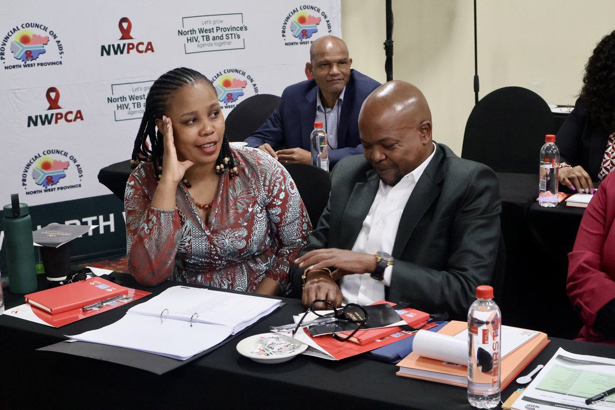 Kenetswe2's tweet photo. Engaging in a high level discussion with the Provincial Aids Council at Mmabatho Palms. The discussion aims to explore strategic interventions, assess current challenges, and collaboratively develop effective solutions to enhance support and care for affected populations. https://t.co/o7xvxCUnkz