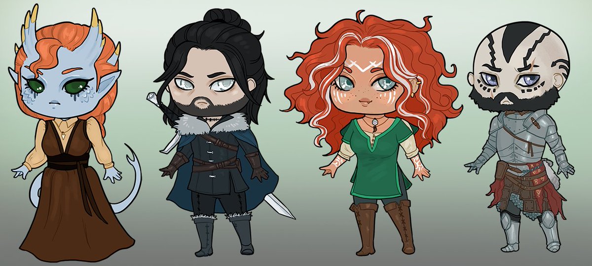 #Chibi #commissions  done! 
elzart.carrd.co