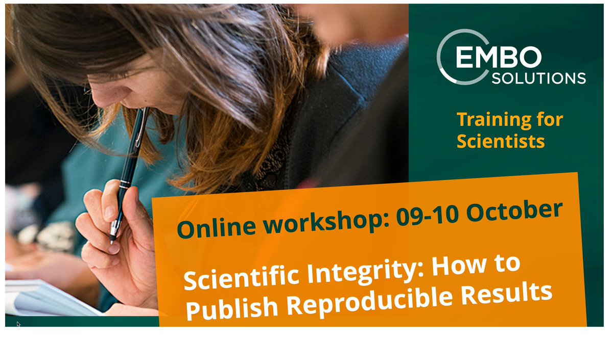 EMBO Lab Leadership (@lifescilearn) on Twitter photo 🆕Learn more about #researchintegrity in a friendly + interactive setting. Sign up for "Scientific integrity: how to publish reproducible results": lab-management.embo.org/dates/sci-inte… Ieva Gailite <a href="/embojournal/">The EMBO Journal</a> provides insights + offers a unique angle from <a href="/EMBOPress/">EMBO Press</a> #editor's point of view 🆕Learn more about #researchintegrity in a friendly + interactive setting. Sign up for "Scientific integrity: how to publish reproducible results": lab-management.embo.org/dates/sci-inte… Ieva Gailite <a href="/embojournal/">The EMBO Journal</a> provides insights + offers a unique angle from <a href="/EMBOPress/">EMBO Press</a> #editor's point of view