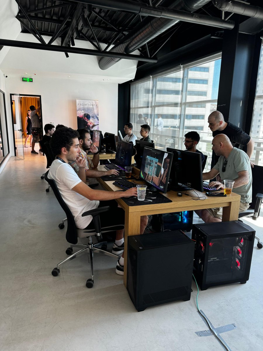 Our event "GG360" with <a href="/avax/">Avalanche🔺</a> and <a href="/1DynastyStudios/">Dynasty Studios</a>  already started and people are coming in! We are here till 23:00! 

You can also experience <a href="/PlayProvidence/">Providence</a> <a href="/ponchkickcoin/">PonchKick 🕹$RCADE 🐳$BLUAI</a> and <a href="/AngelicTheGame/">Angelic</a> in our gaming areas!