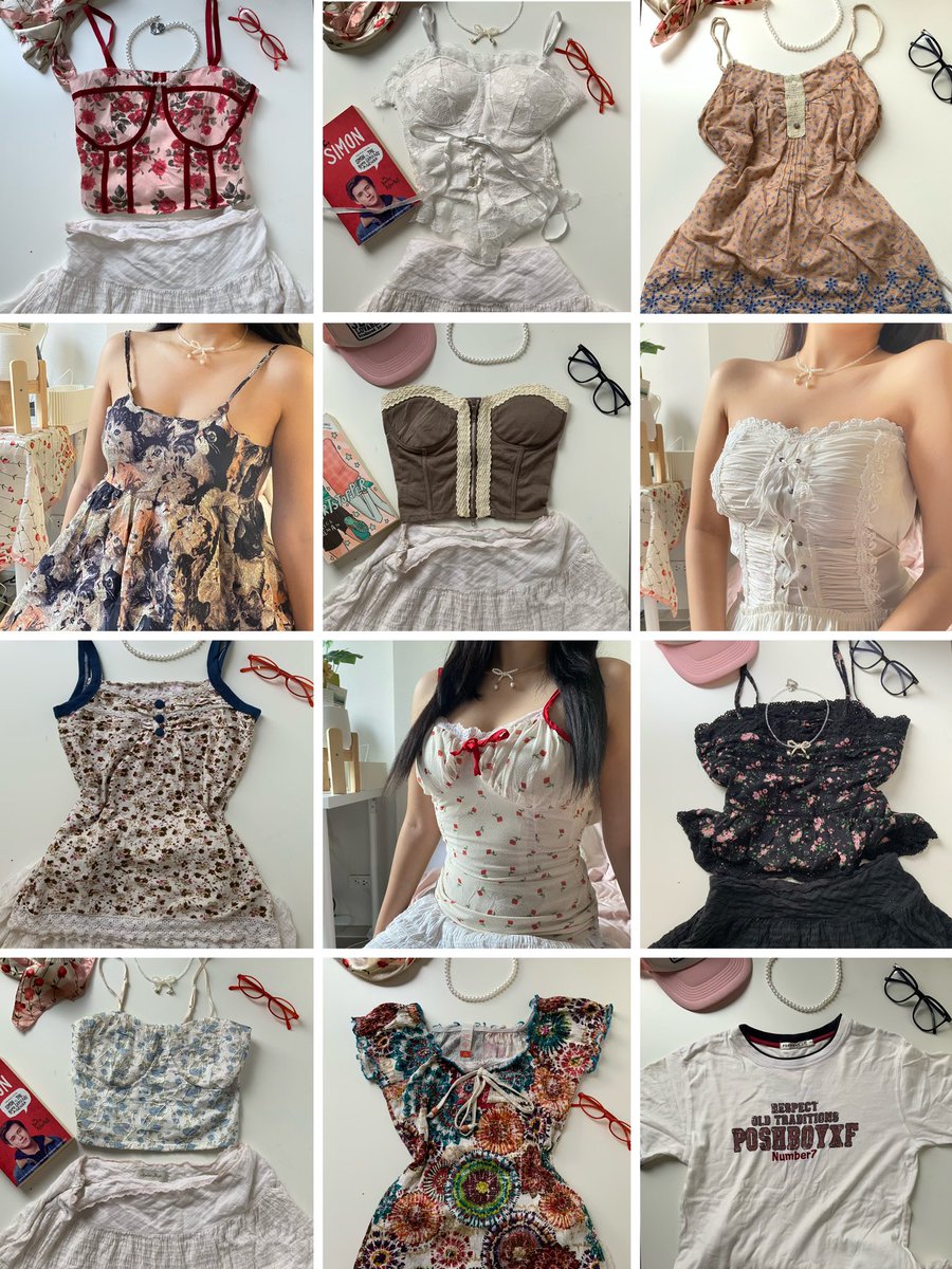 nanikazold's tweet photo. 🎀 Preview ล็อตแรก 
เสื้อผ้ามือสอง vintage y2k fairy 90s hippie  
เริ่มต้นหลักสิบ ฝากติดตามด้วยนะคะ 🥺
ค่าส่ง 35 🧺 
#เสื้อผ้ามือสอง #เสื้อผ้ามืองสองสภาพดี #เสื้อผ้าy2k #เสื้อผ้ามือ2 https://t.co/d7jOp9qhW1