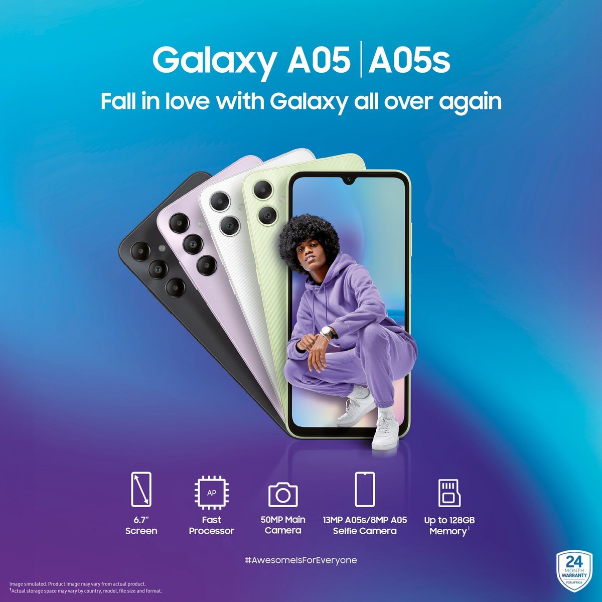 smartpriceke's tweet photo. Unleash the power of performance with the Samsung A Series. All-day battery, stunning display, and a sleek design - everything you need at affordable prices. #Samsung #SamsungAseries #smartpriceKe #YourDigitalConnect
●A05 4/64GB -ksh 13,500
●A05 4/128GB-ksh 15,000
●A05S 4/64GB-ksh 15,500
●A05S 4/128GB-ksh 16,000
●A15 4/128GB- ksh 18,000
●A15 6/128GB- ksh 20,000
●A25 8/256GB- ksh 33,000
●A25 6/128GB- ksh 27,500
●A35 6/128GB- ksh 39,000
●A35 8/256GB- ksh 44,000
●A55 8/128GB- ksh 49,000
●A55 8/256GB- ksh 52,000
Get in Touch;
📞Call/WhatsApp Us: 0724 537 775
📨info@smartprice.co.ke
🔗https://t.co/o15H0Vh8Te
📍Jamia Mall, 2nd Floor, Suite 8