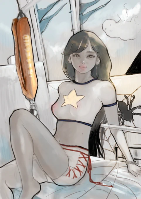 illustration    幽霊船から 