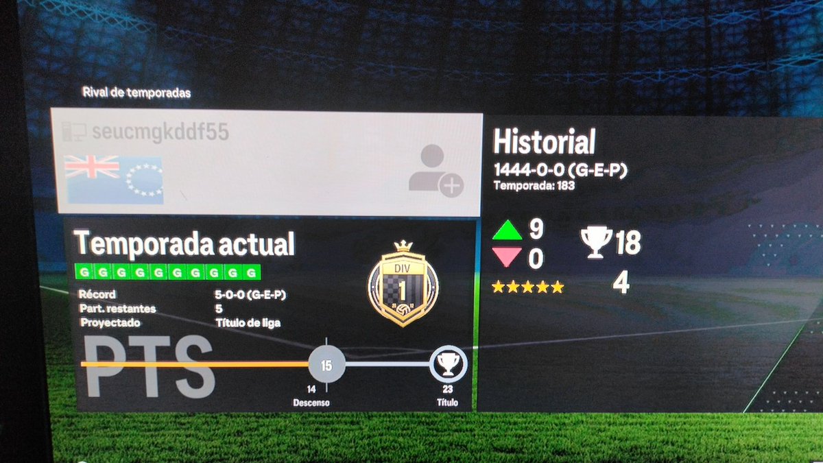 JaredC32988's tweet photo. @EASPORTSFC Este jugador al emparejar no le sale el nombre, lleva solo victorias, se la pasa jugando hacia el portero y en cuanto anoté el gol, de forma instantánea me saco el juego del partido y me lo dio como derrota.
Eso y que vayas ganando un partido y el otro se salga y no te den elgame https://t.co/TYY75hxil5