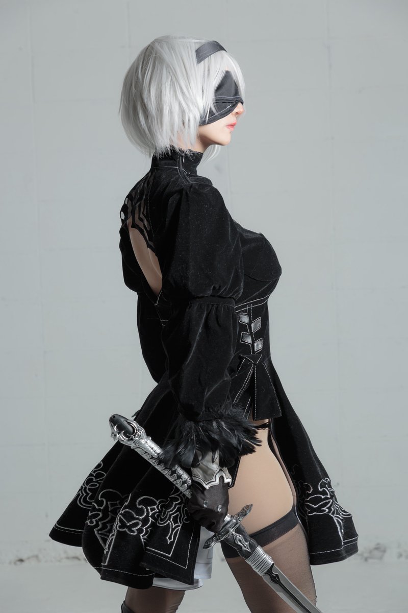 pipimoepi0w0's tweet image. NieR:Automata / 2B

#ニーア_コスプレ