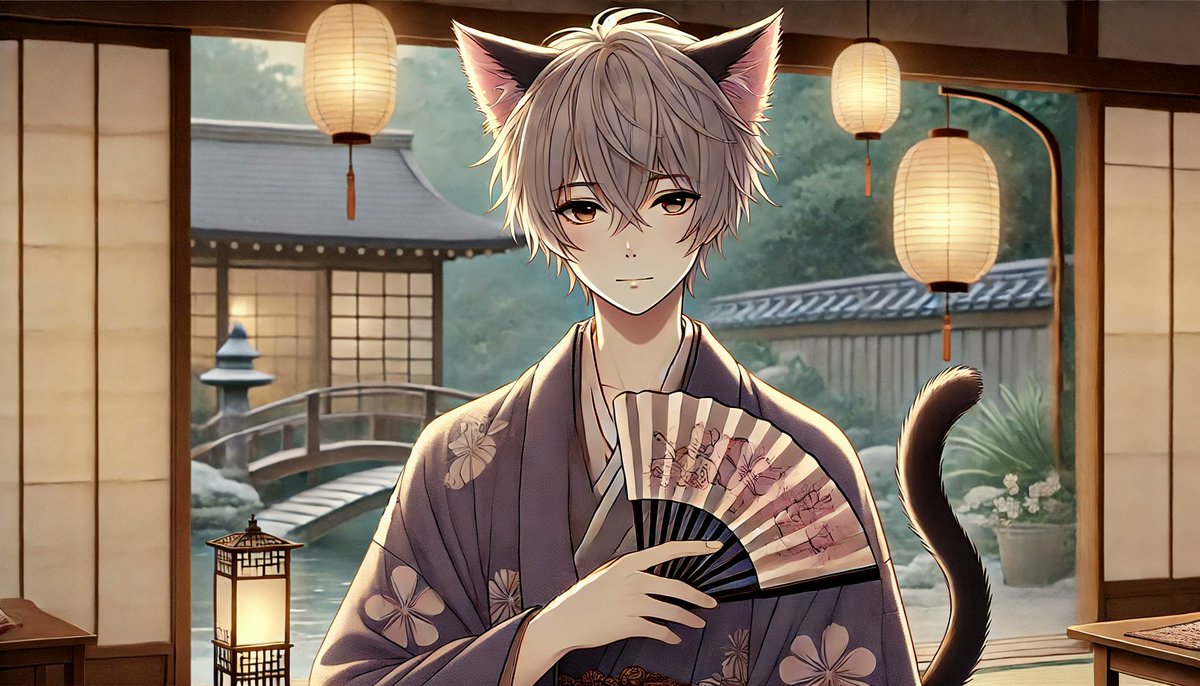 松永ちゃんさんこんばんは😊
企画参加させてくださいませ✨

『浴衣』
ネコ和尚に浴衣を着てもらいました😊

#AIサマーイラスト2024
<a href="/matsunaga_chan/">松永ちゃん</a>
#AIイラスト