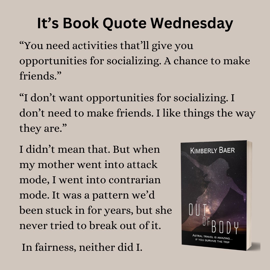 KimberlyBaer14's tweet photo. Today's word: FAIR. Excerpt is from my paranormal YA novel OUT OF BODY.
#bookqw #bookquotes #wrpbks #yalit #teenlit #astralprojection #bookstagram https://t.co/NXd9V1kKXk