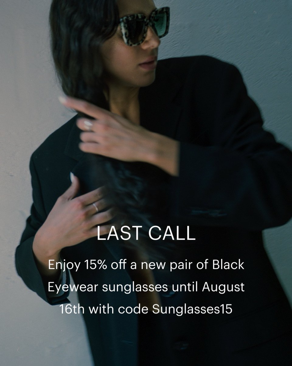 BlackEyewear's tweet photo. Two days left! https://t.co/Lf8xZbC1HB https://t.co/Dogh9vLrbj