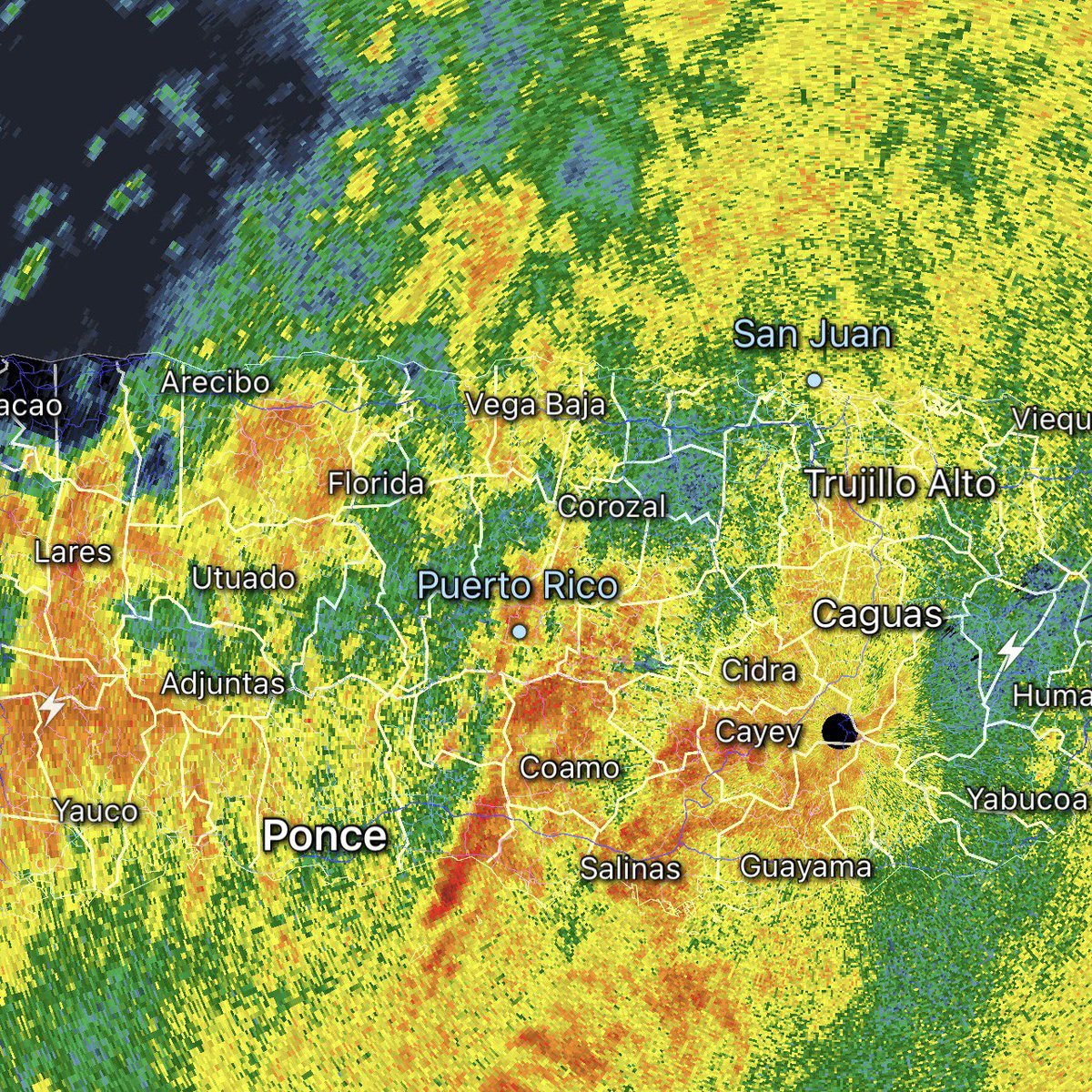 Aviso de inundaciones hasta 2pm: Dorado, Naranjito, Toa Alta y Toa Baja.
