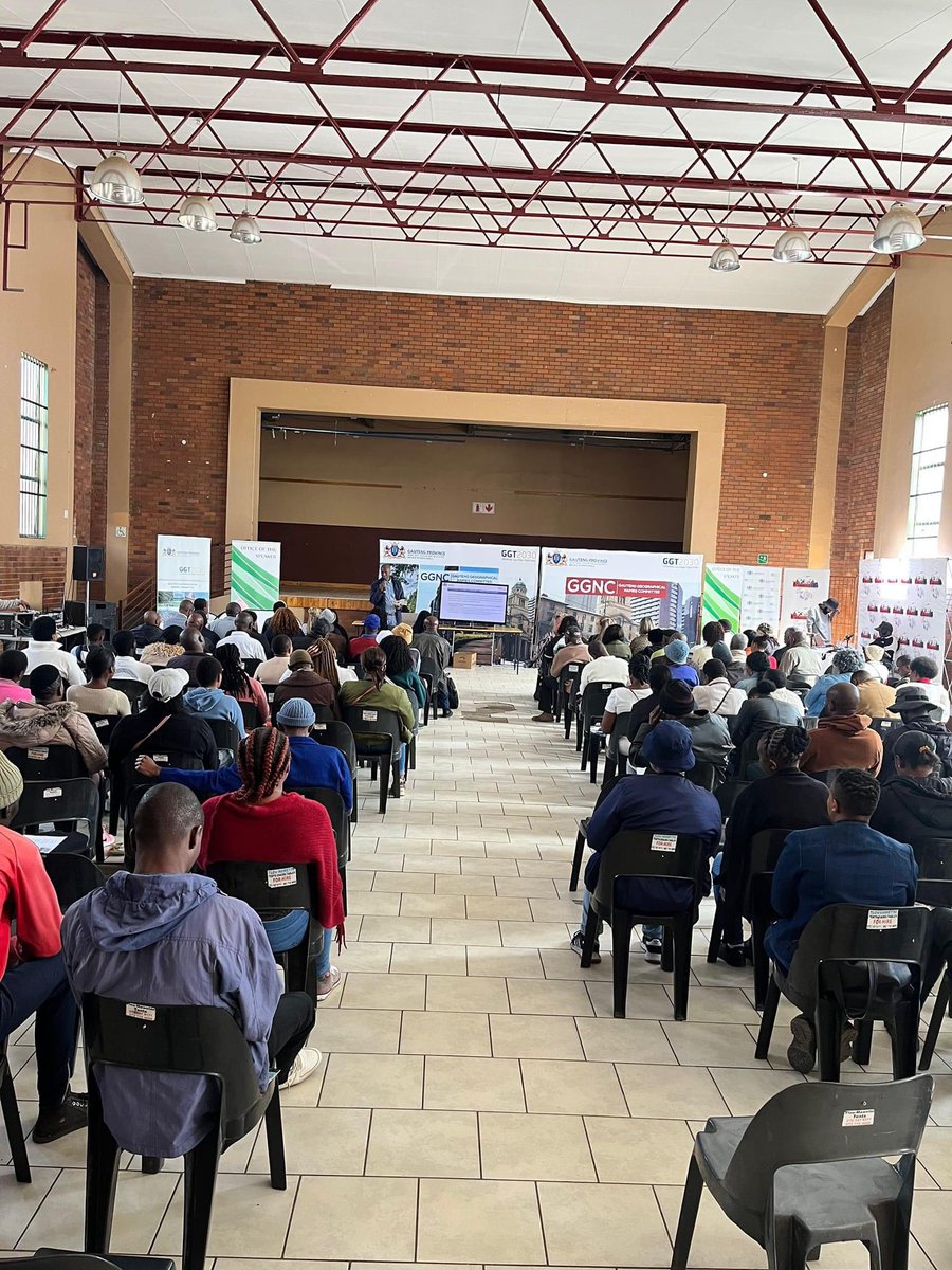 GautengSACR's tweet photo. HAPPENING NOW: Public Awareness Session by the Gauteng Geographical Names Committee (GGNC) in Soshanguve, City of Tshwane, underway to engage the community on the significance and processes of geographical names.
#GrowingGautengTogether
#GeographicalNames https://t.co/6UcZ4UYt4n