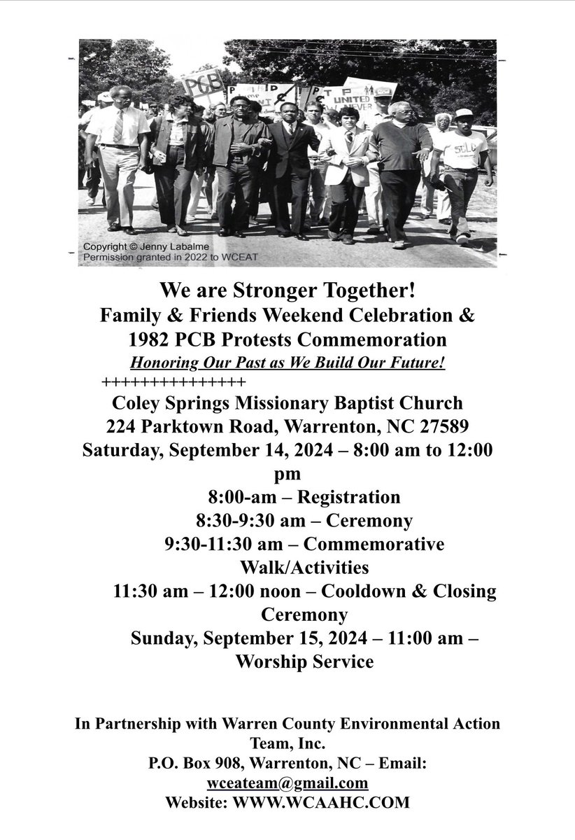 Mark your calendars for this weekend event.