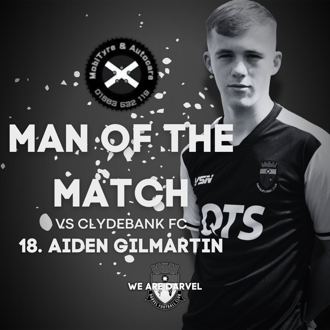 Darvel FC (@darvelfc) on Twitter photo MOBITYRE & AUTOCARE MOTM | vs Clydebank FC goes to 18. Aiden Gilmartin.
Aiden is available for Sponsorship. Visit darvelfc.com if interested!
<a href="/MobityreAUTO/">Mobityre&Autocare</a>
#WeAreDarvel
๐ค๐ค๐ MOBITYRE & AUTOCARE MOTM | vs Clydebank FC goes to 18. Aiden Gilmartin.
Aiden is available for Sponsorship. Visit darvelfc.com if interested!
<a href="/MobityreAUTO/">Mobityre&Autocare</a>
#WeAreDarvel
๐ค๐ค๐