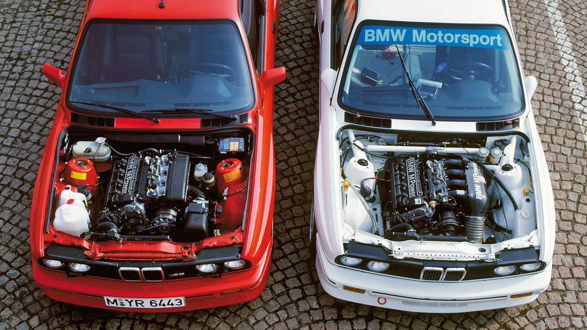 Efsaneleri hatırlayalım:

1986-1991 arasında üretilen E30 BMW M3, homologasyon amacıyla tasarlanmıştı. E30 M3’ün S14 kodlu, 4 silindirli, DOHC, 16V, motoru 195 HP’ydi. Maksimum hız 230 km/s’ye ulaşıyordu. Daha sonra Evo3'de (2.5 lt) güç 238 HP'ye kdar çıktı.