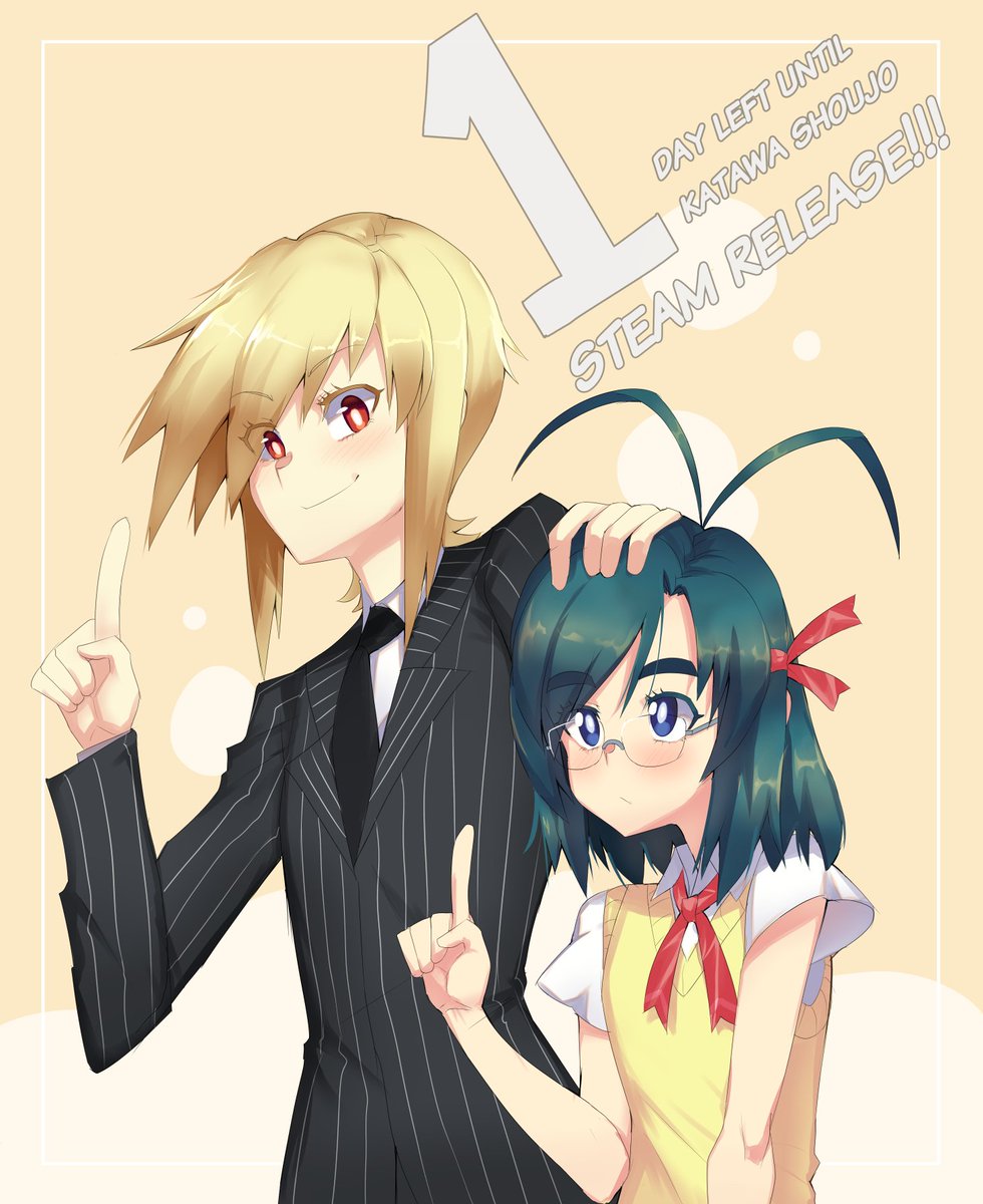 Katawa Shoujo releases in 24 hours on Steam!!!!!!
Today's illustration by @hachisame ☆