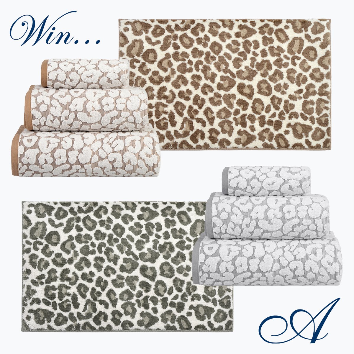 GIVEAWAY ALERT✨

Win a stunning leopard print bath mat and towel set worth £65! Add a touch of wild elegance to your bathroom decor with this matching set that’s as fierce as it is fabulous.🐆🛁

Follow the link below to enter.
bit.ly/leopard-giveaw…

Good luck! 
#Competition