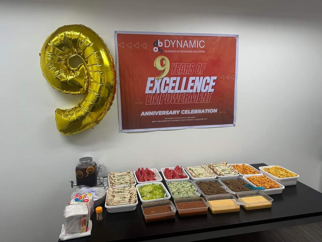 Mykel_Sanchez's tweet photo. Our office is turning 9 years old tomorrow, but our Monthly Bashes are held on Wednesdays, so we all celebrated in advance. The festivities will end this Saturday after the Sportsfest. Congratulations, everyone! #EmpoweredWithDBOS #FoodPhotography #GPTWCertified https://t.co/8pR9CRDy2M