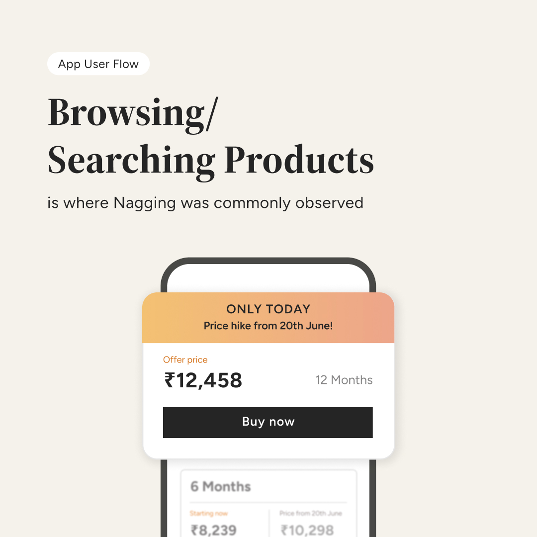 ascionline's tweet image. Resist Nagging Tactics!

 In our latest report, we have analysed how constant pop-ups and notifications can keep bothering users to take specific actions.

Dive deeper in our report: consciouspatterns.in/deceptive-patt…

#ConfirmShaming #DarkPatterns #ASCIAcademy