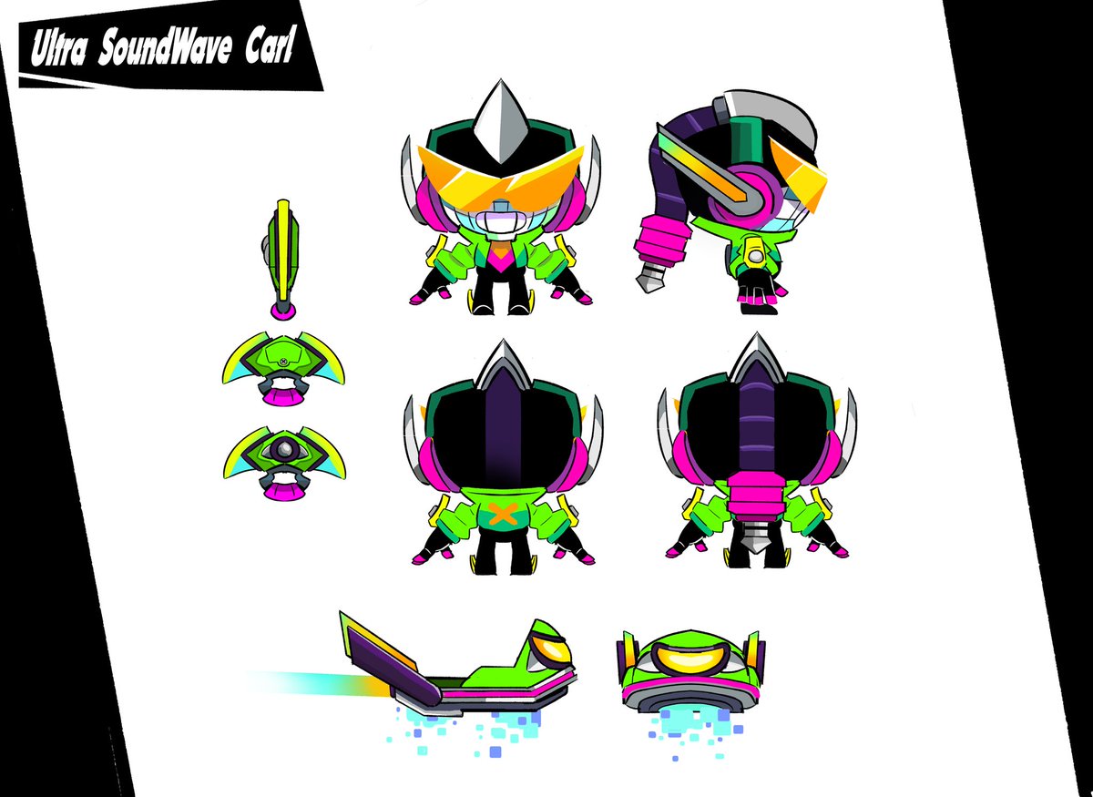 DucksMakers's tweet photo. Ultra SoundWave Carl is a DJ who does not mess around and uses his methods to hunt down enemies, using his sound board 👀🦹‍♀️

Vote 🤗 https://t.co/LQfqibdGWH

#supercellmake #BrawlStars https://t.co/MYzh6DOvnM