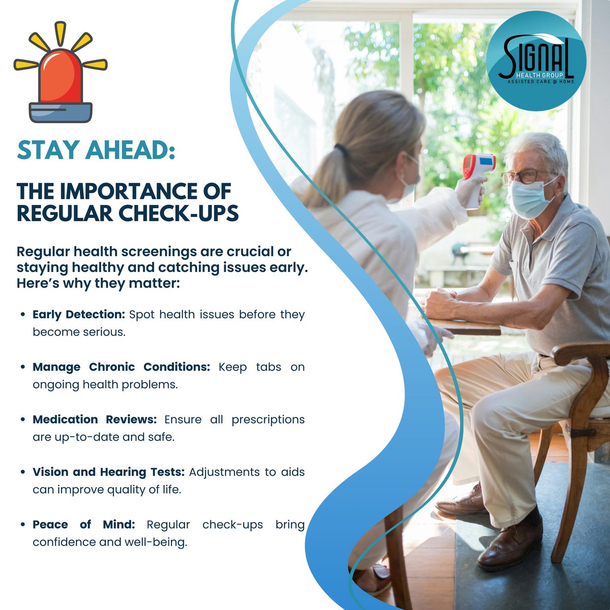🚨Stay Ahead: The Importance of Regular Check-Ups🩺

🌐: signalhg.com
📞: (800) 260-6145

#HealthCheckUp #PreventiveCare #HealthyAging #WellnessJourney #SeniorHealth #EarlyDetection #SignalHealthGroup #StayHealthy