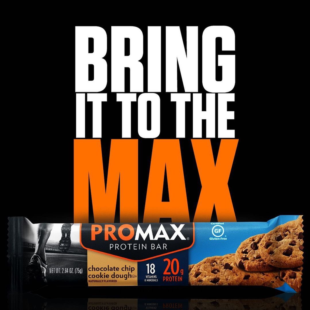Our 20g Protein Promax Chocolate Chip Cookie Dough Bar is here to satisfy your sweet tooth and fuel your day. Delicious flavor with a protein-packed punch! 💪 #Promax #WorkoutWednesday