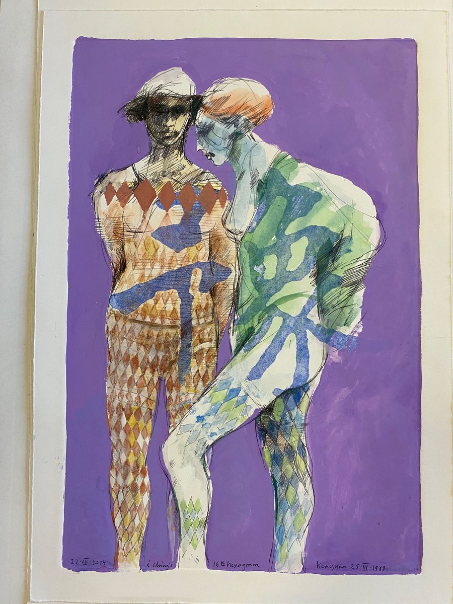 intoscana's tweet image. Il maestro incisore Swietlan Nicholas Kraczyna espone a #Barga, luogo d’elezione del suo atelier, “𝑰 𝑪𝒉𝒊𝒏𝒈”, raccolta di opere ispirate al “Libro dei mutamenti”. La mostra resterà aperta fino al 1° settembre alla Galleria Comunale bit.ly/IChingBarga