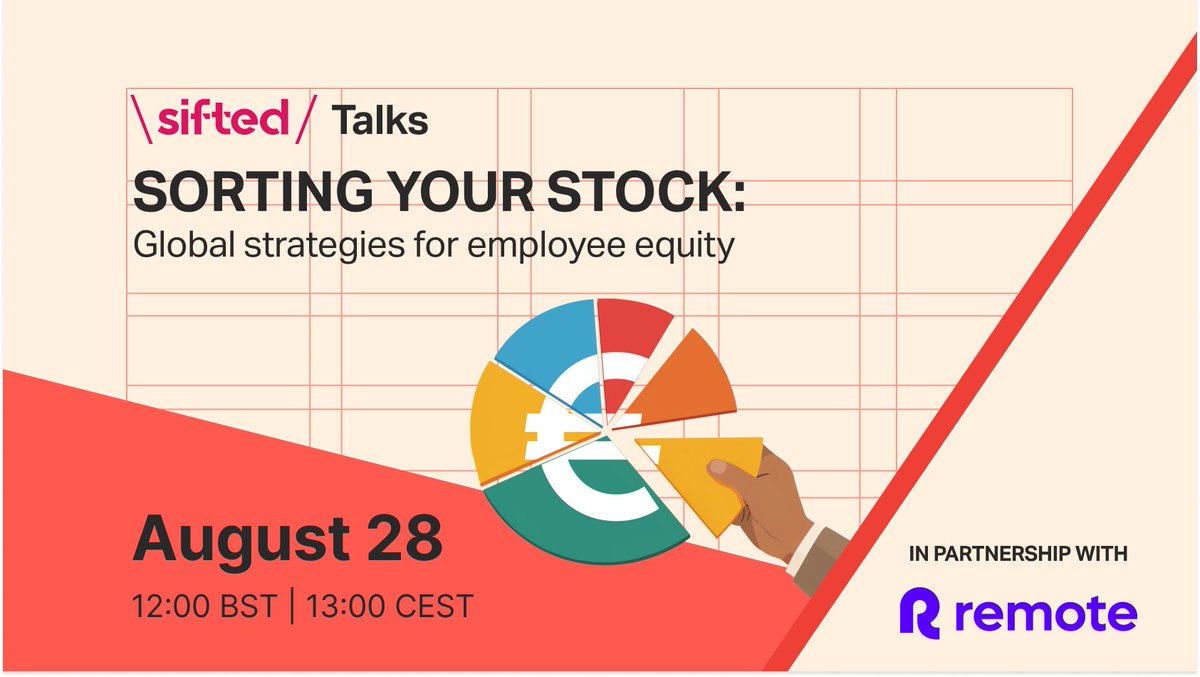 Siftedeu's tweet image. How do finance and people leaders use stock and equity options to keep and develop their global teams?

Tune into our upcoming Sifted Talks to find out 👉 hubs.ly/Q02KXNx70 

#remote #equity #siftedtalks #startups