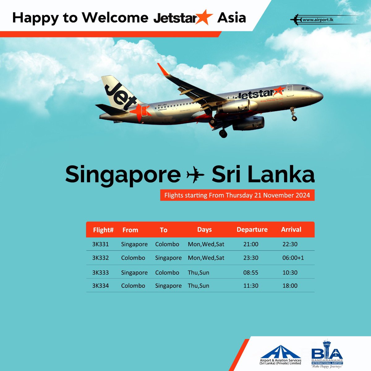 This will be a great addition , also will attract many tourist from Australia and Nee zealand. #srilankayoullcomebackformore