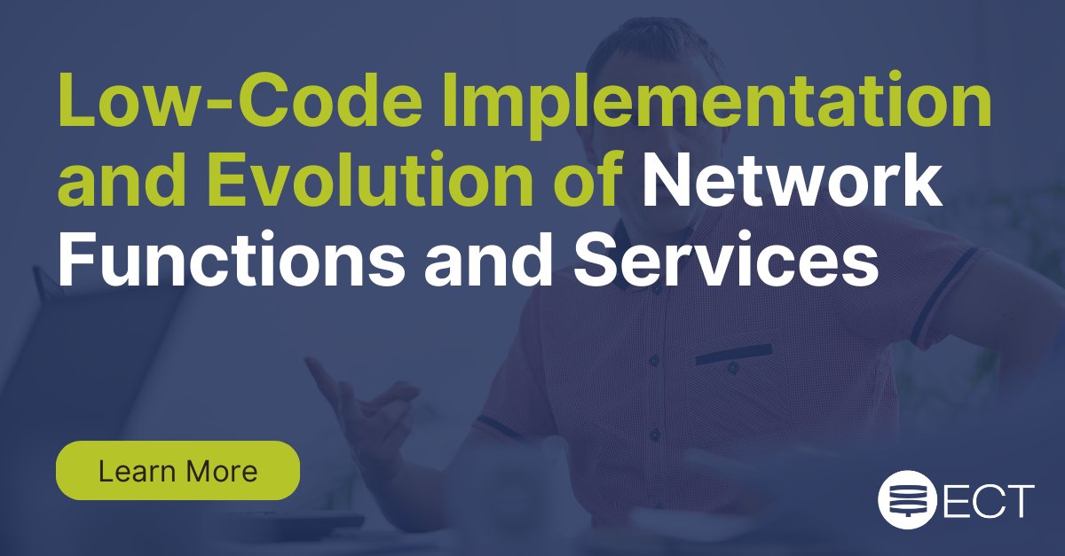 ECTTelecoms's tweet photo. Our Telecoms Low Code is designed for CSPs. Unlike low-code platforms for mainstream IT, the TLC fully integrates into your network via out-of-the-box telco plug-ins for virtually everything in a telecoms network.

https://t.co/2b09cl9m39

#LowCode #NetworkFunctions #Innovation https://t.co/XGdh7hQTLH