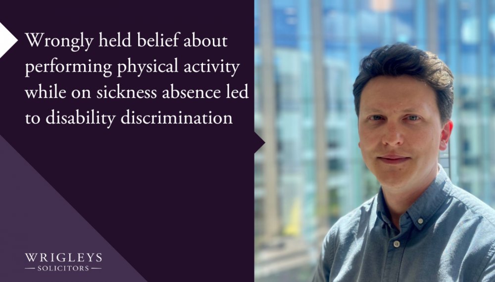 Wrigleys_Emp's tweet photo. Our solicitor Michael Crowther takes a closer look at a case where the Employment Appeal Tribunal confirms an employer’s belief can be ‘something arising in consequence of disability'. 
🔗 https://t.co/x9GIrjQrzb 
#equalityact #disabilityrights #employmentlaw https://t.co/VoAgRhlWz5