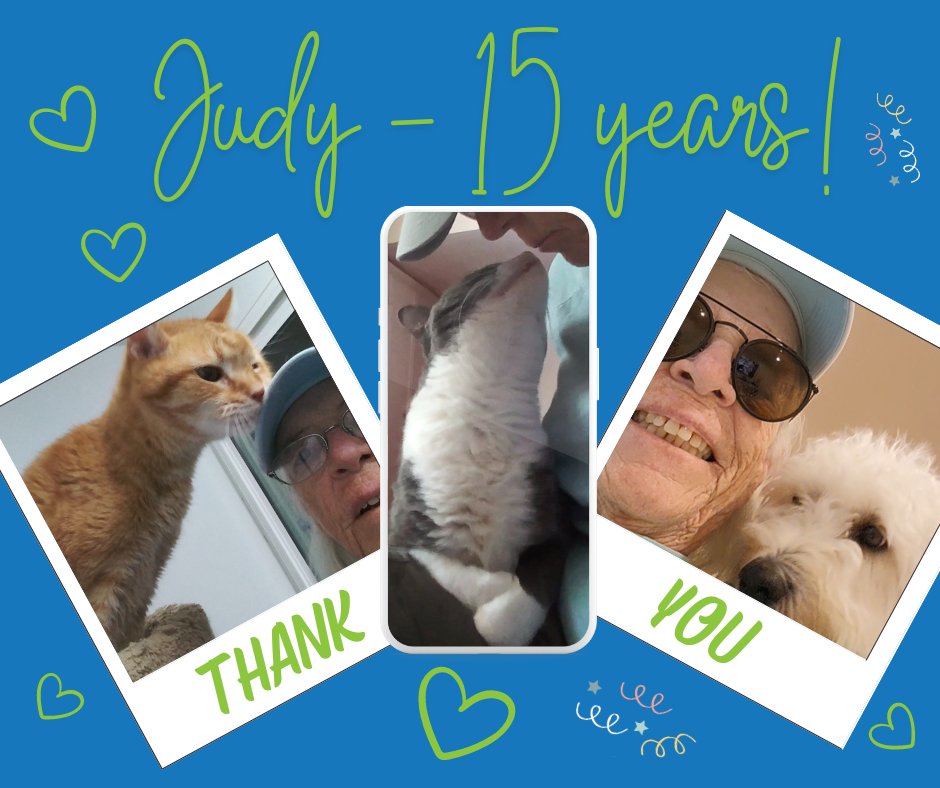 PCPSI's tweet photo. This year Judy W. is celebrating 15 years with us.  As Judy tells it, she was looking for something to occupy her time after retiring from her "real" job, &amp; found a hiring ad from PCPSI.  The rest is history. 😀  We are so proud she is on our team, and appreciate her so much! https://t.co/jbUATqqoW9