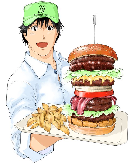 過去絵。本日のバーガー 