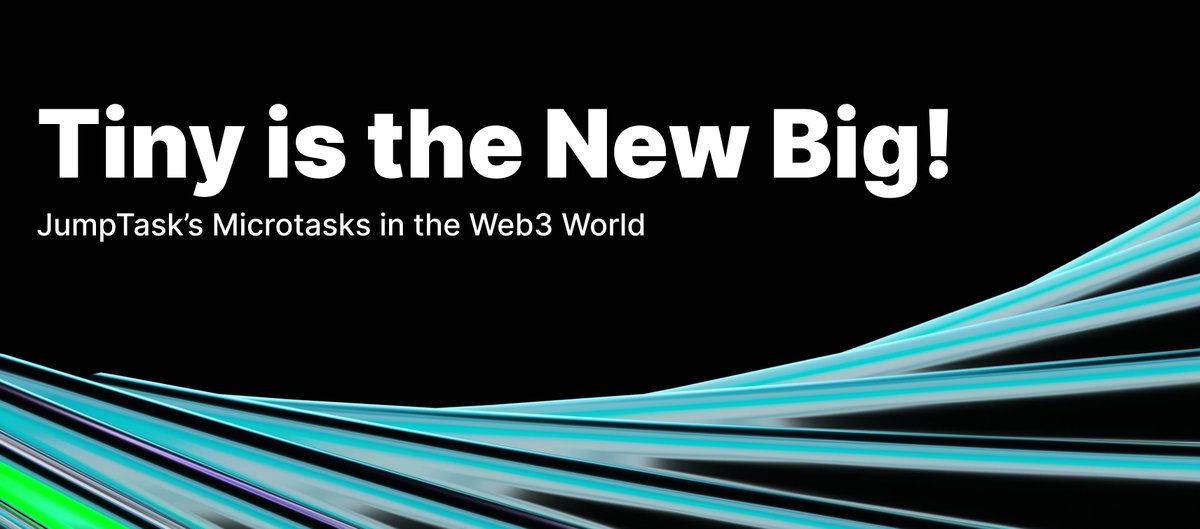 🔵 The Rise of Microtasks: How JumpTask is Creating New Opportunities in Web3

Microtasks are revolutionizing online earning with their flexibility and accessibility. Now, anyone can participate in the global economy, regardless of location or background. For businesses,