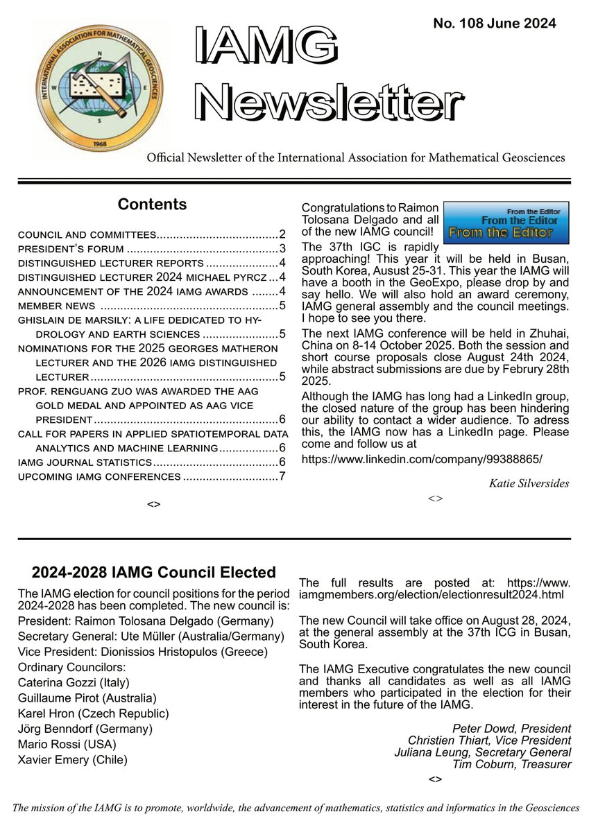 Did you get your copy of our latest newsletter? You can find it at iamg.org/wp-content/upl…