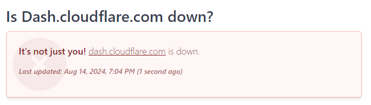 CloudFlare Down, kacau sekali 🤣

#CloudFlareDown